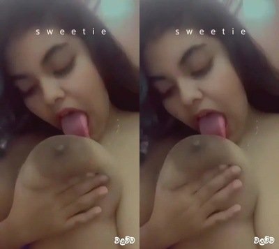 Boobs Suckimg Xx Indian Collection - Very horny big tits girl indian porn tv sucking own big boobs mms